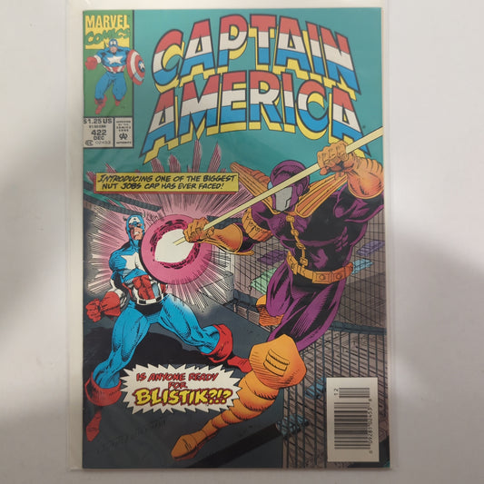 Captain America #422 Newsstand