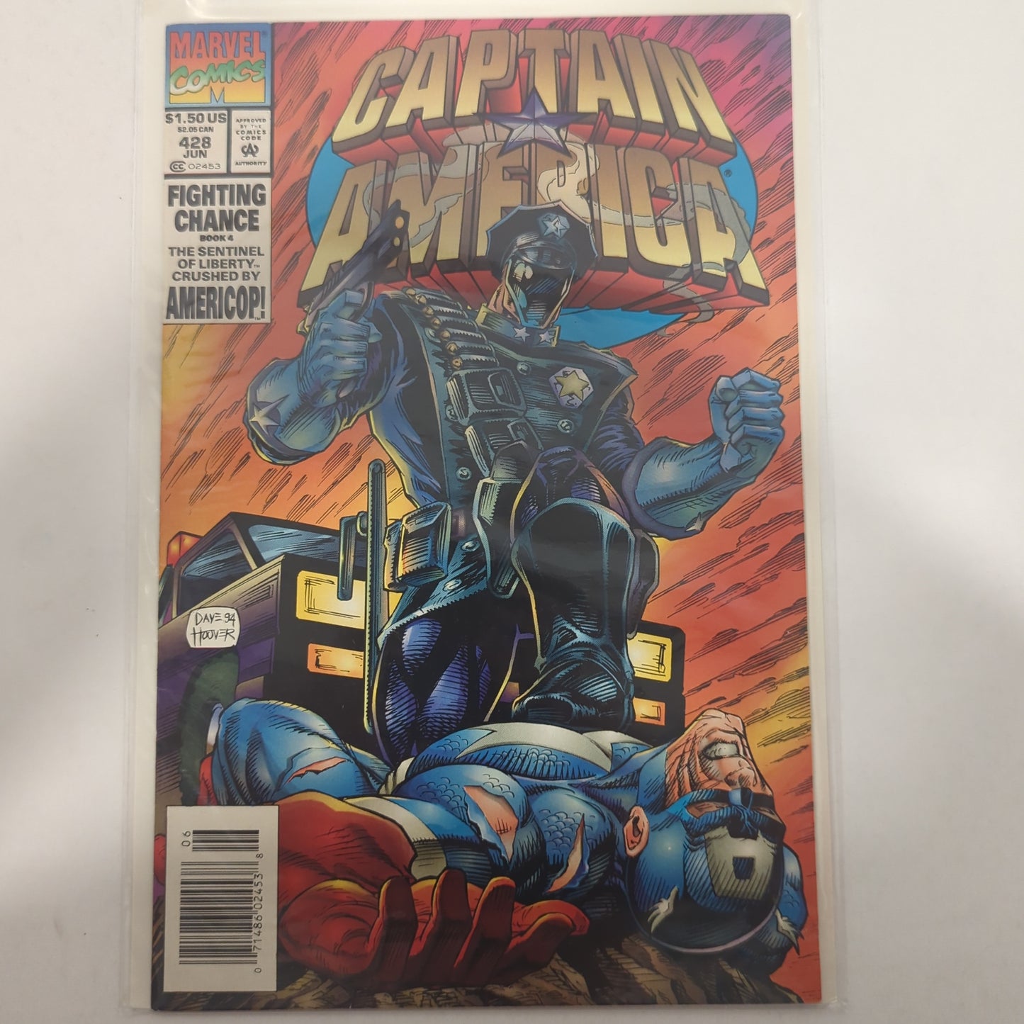 Captain America #428 Newsstand