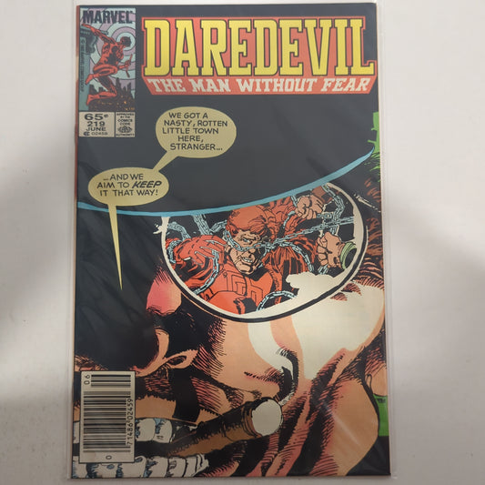 Daredevil #219 Newsstand