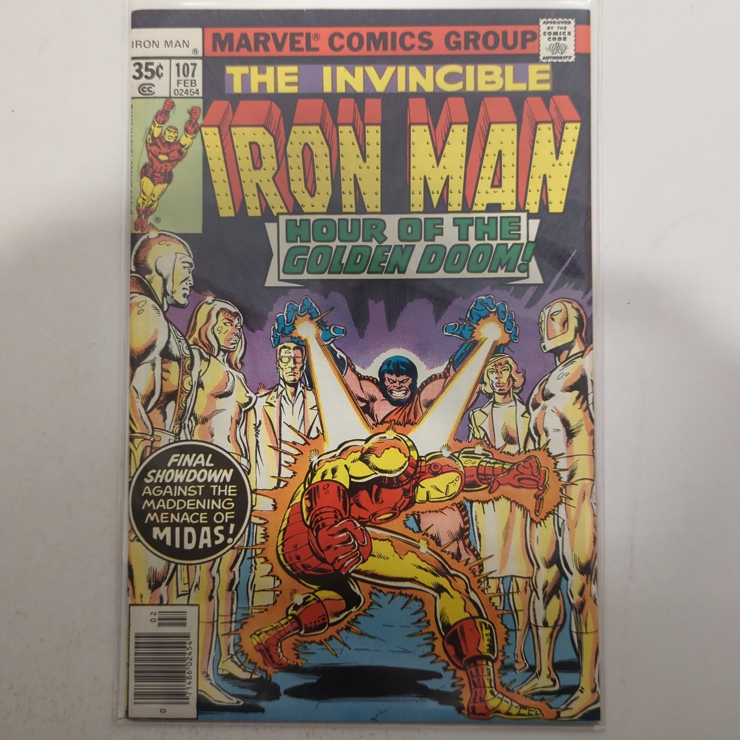 Iron man #107 Newsstand