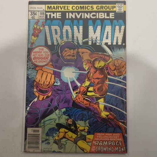 Iron man #108 Newsstand