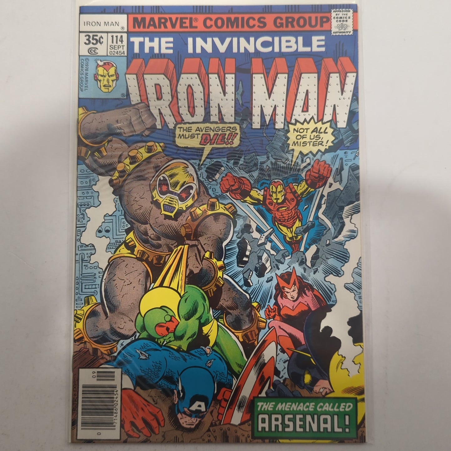 Iron man #114 Newsstand