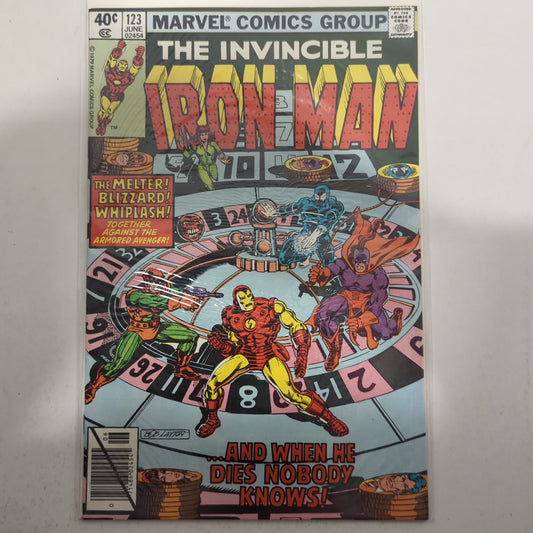 Iron man #123 Newsstand