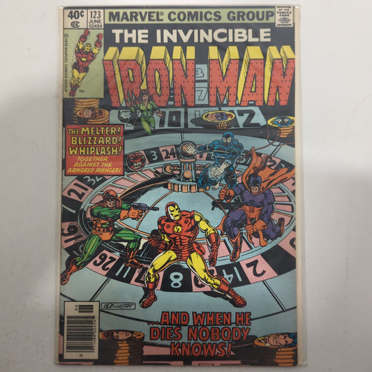 Iron man #123 Newsstand