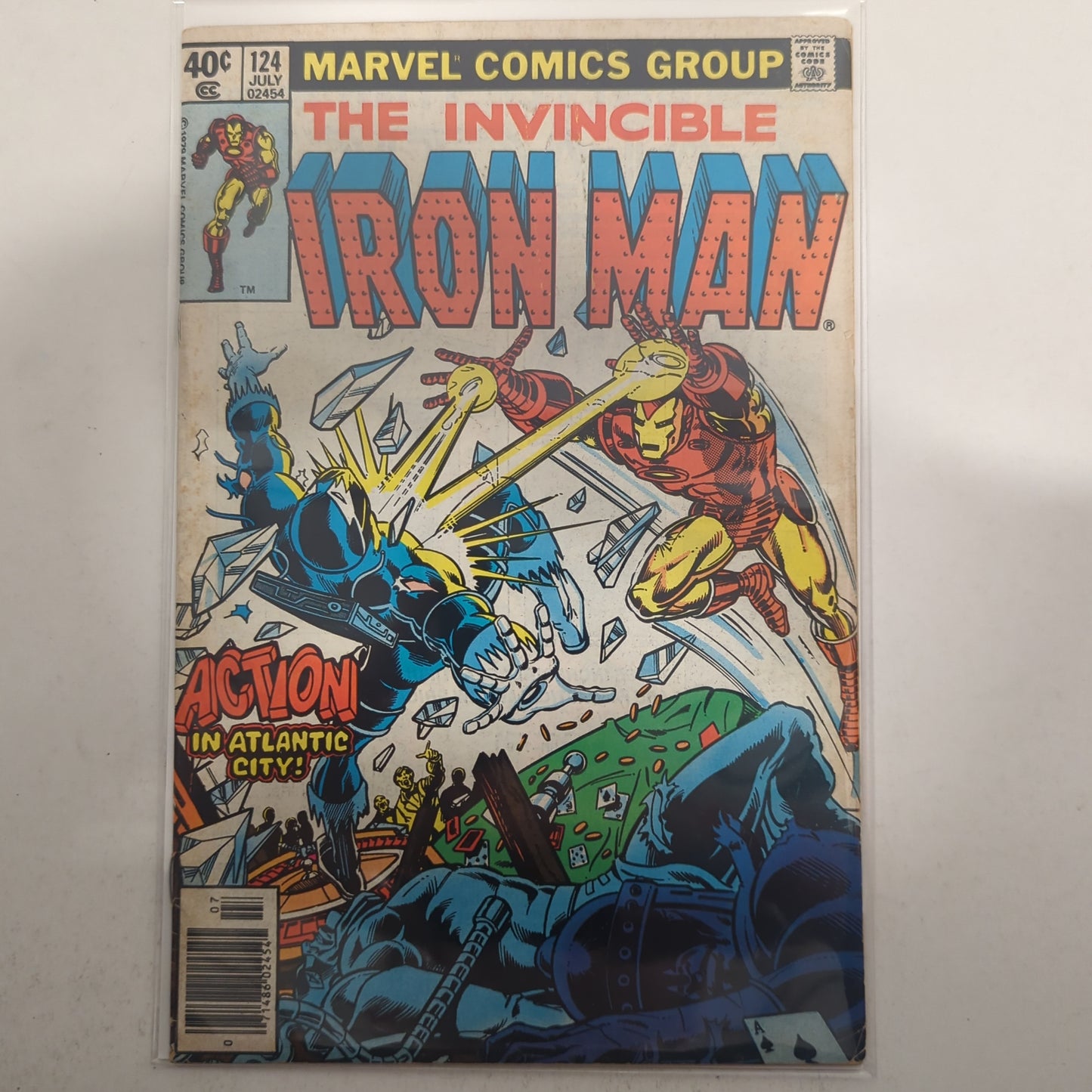 Iron man #124 Newsstand