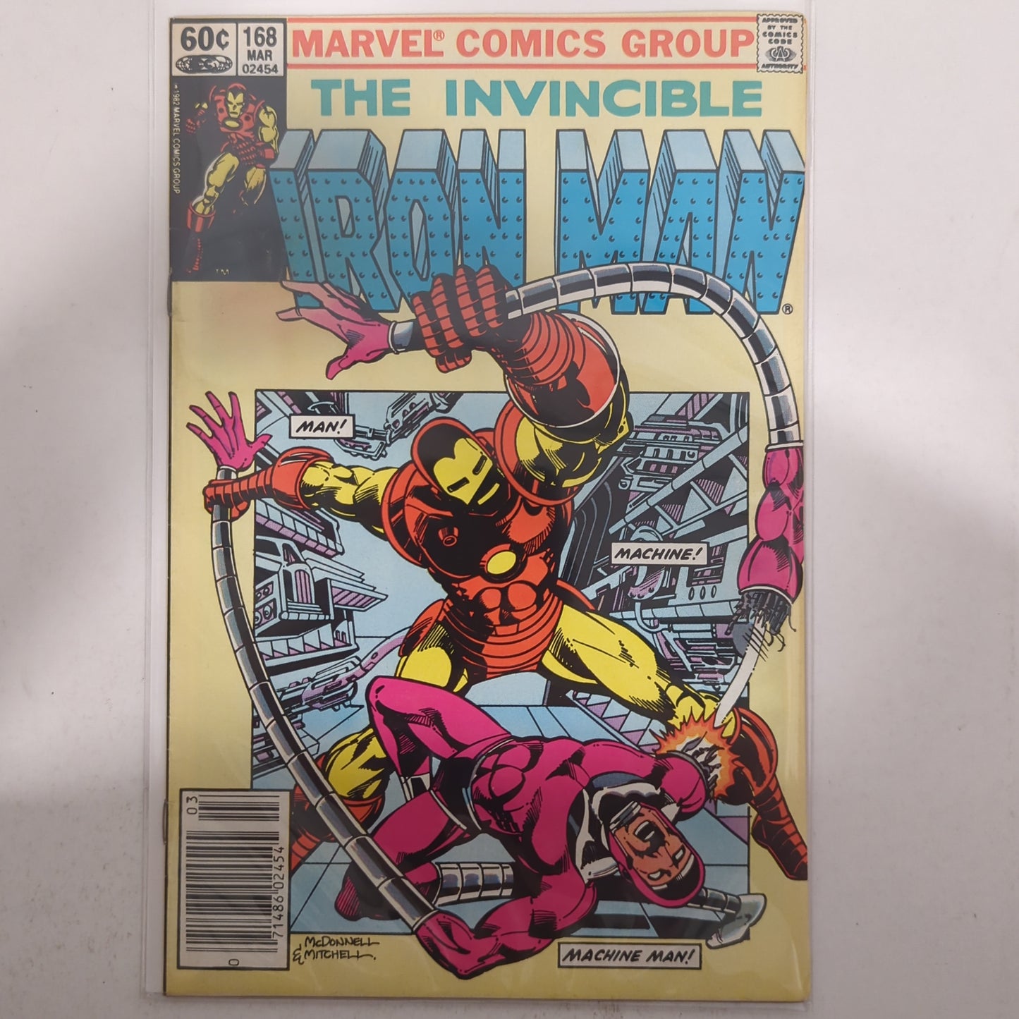 Iron man #168 Newsstand