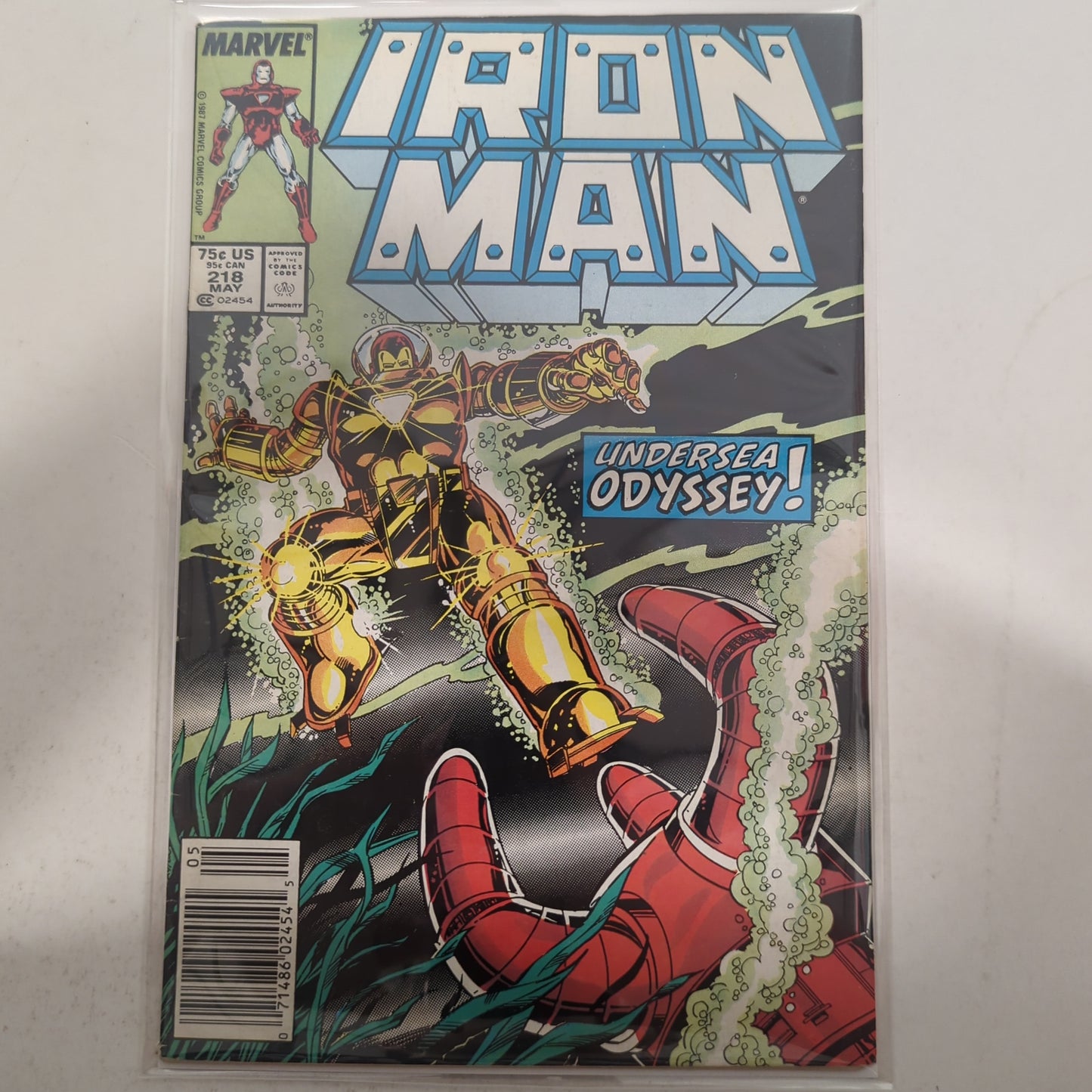 Iron man #218 Newsstand