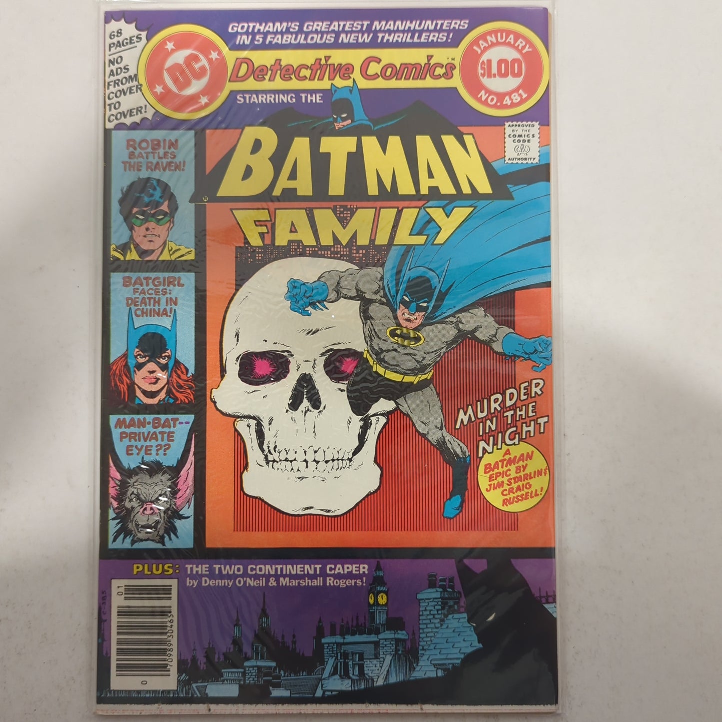 Detective Comics #481 Newsstand