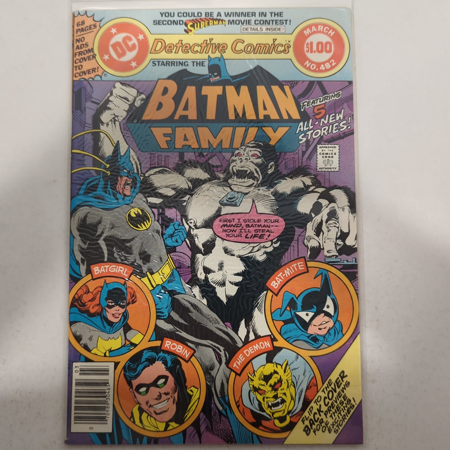 Detective Comics #482 Newsstand