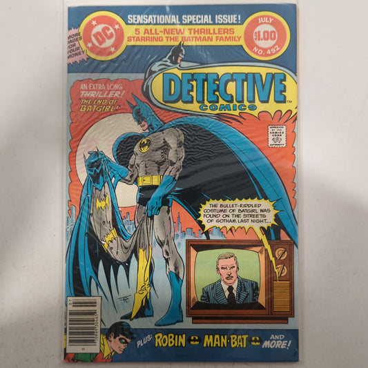 Detective Comics #492 Newsstand