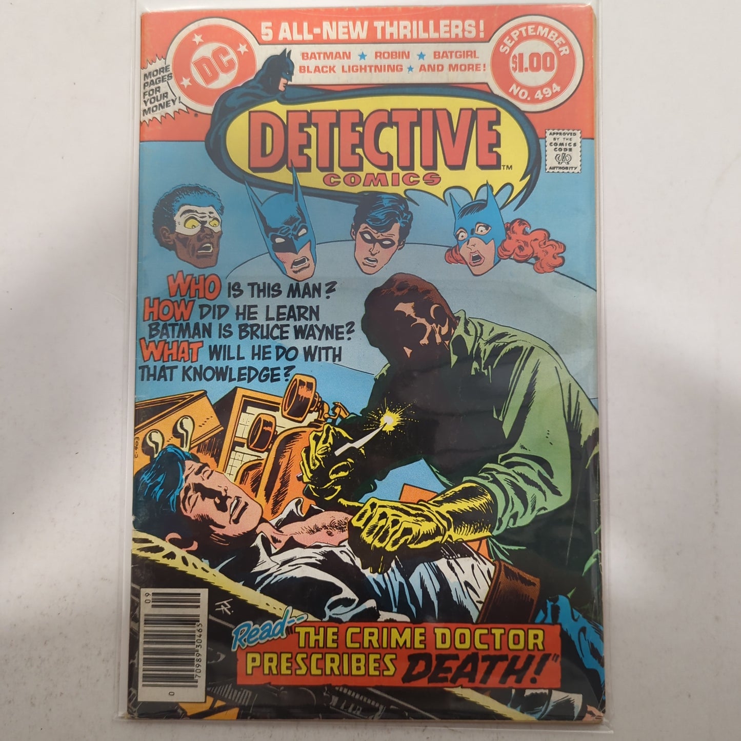 Detective Comics #494 Newsstand