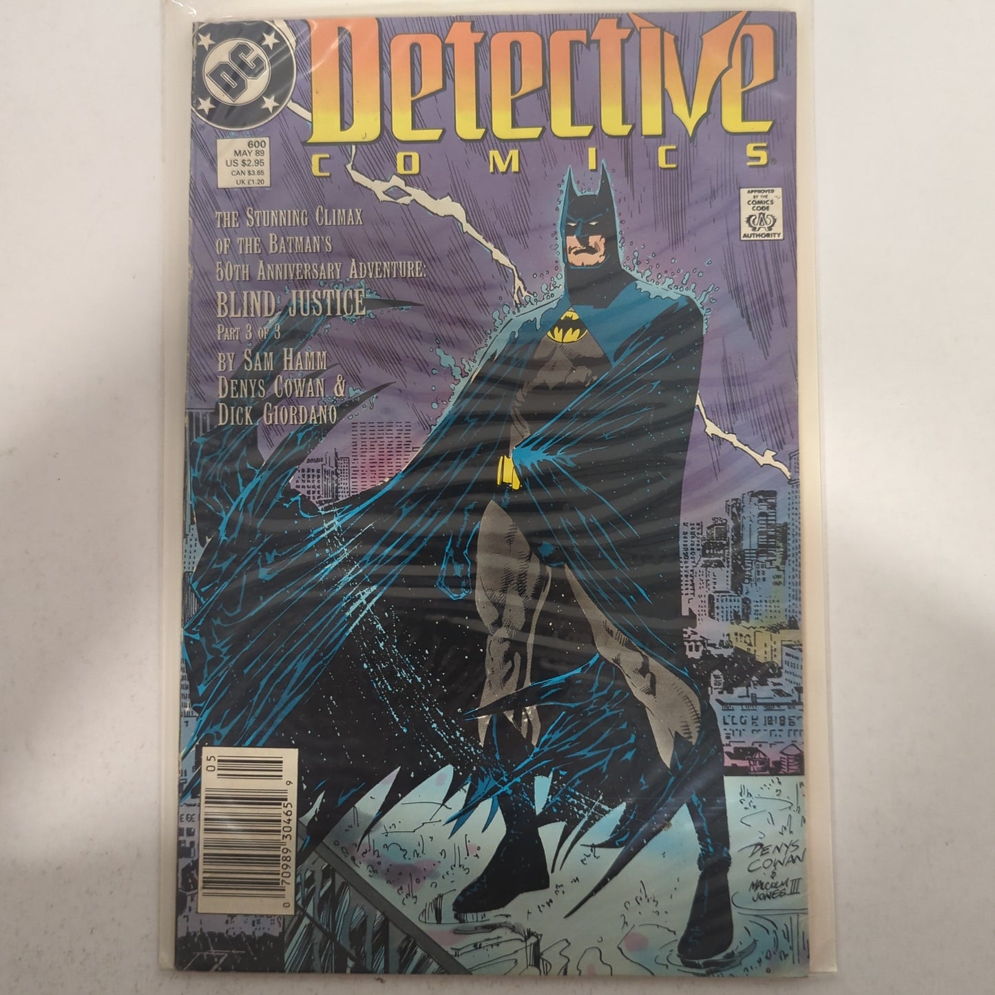 Detective Comics #600 Newsstand