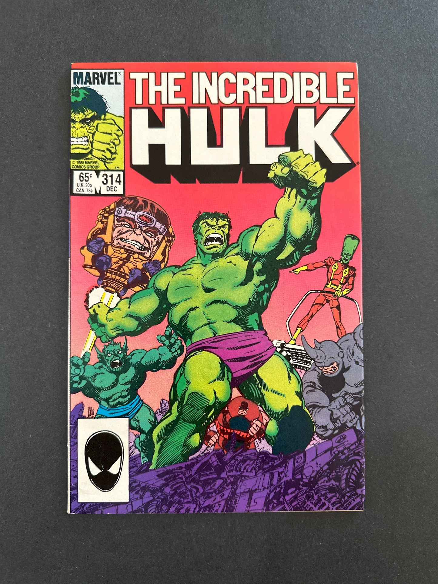Incredible Hulk #314 1985