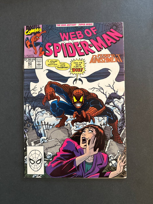 Web of Spider-Man #63 1990