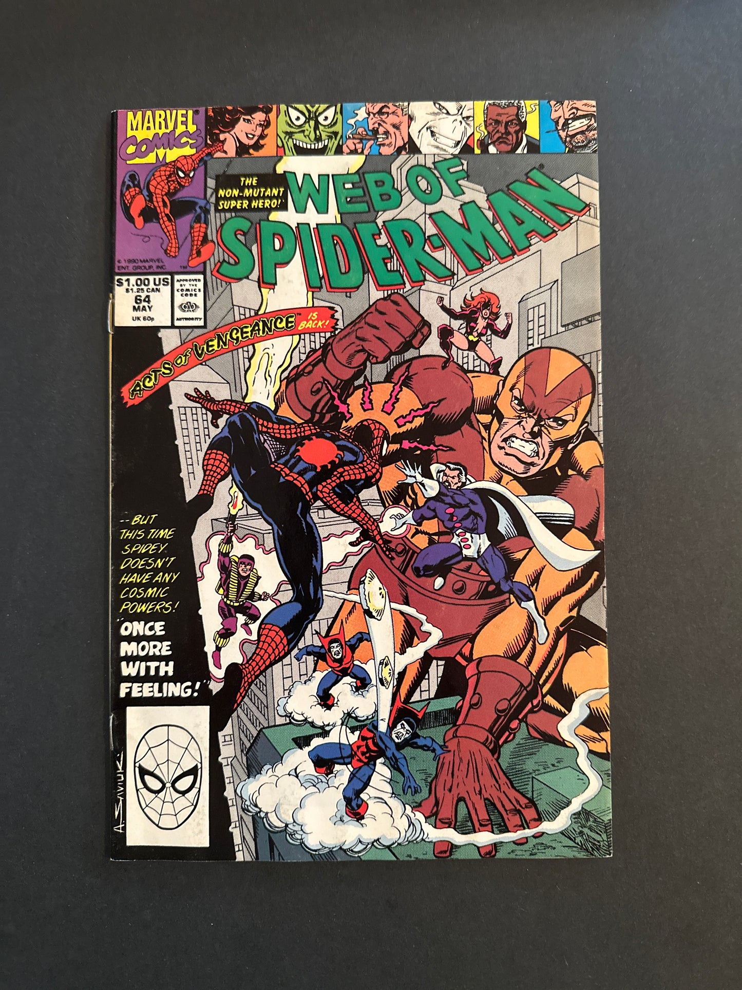 Web of Spider-Man #64 1990