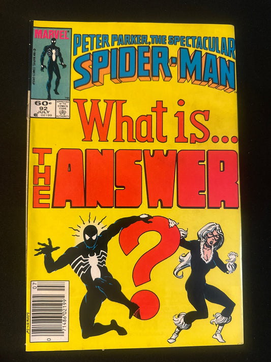 Spectacular Spider-Man #92 1984