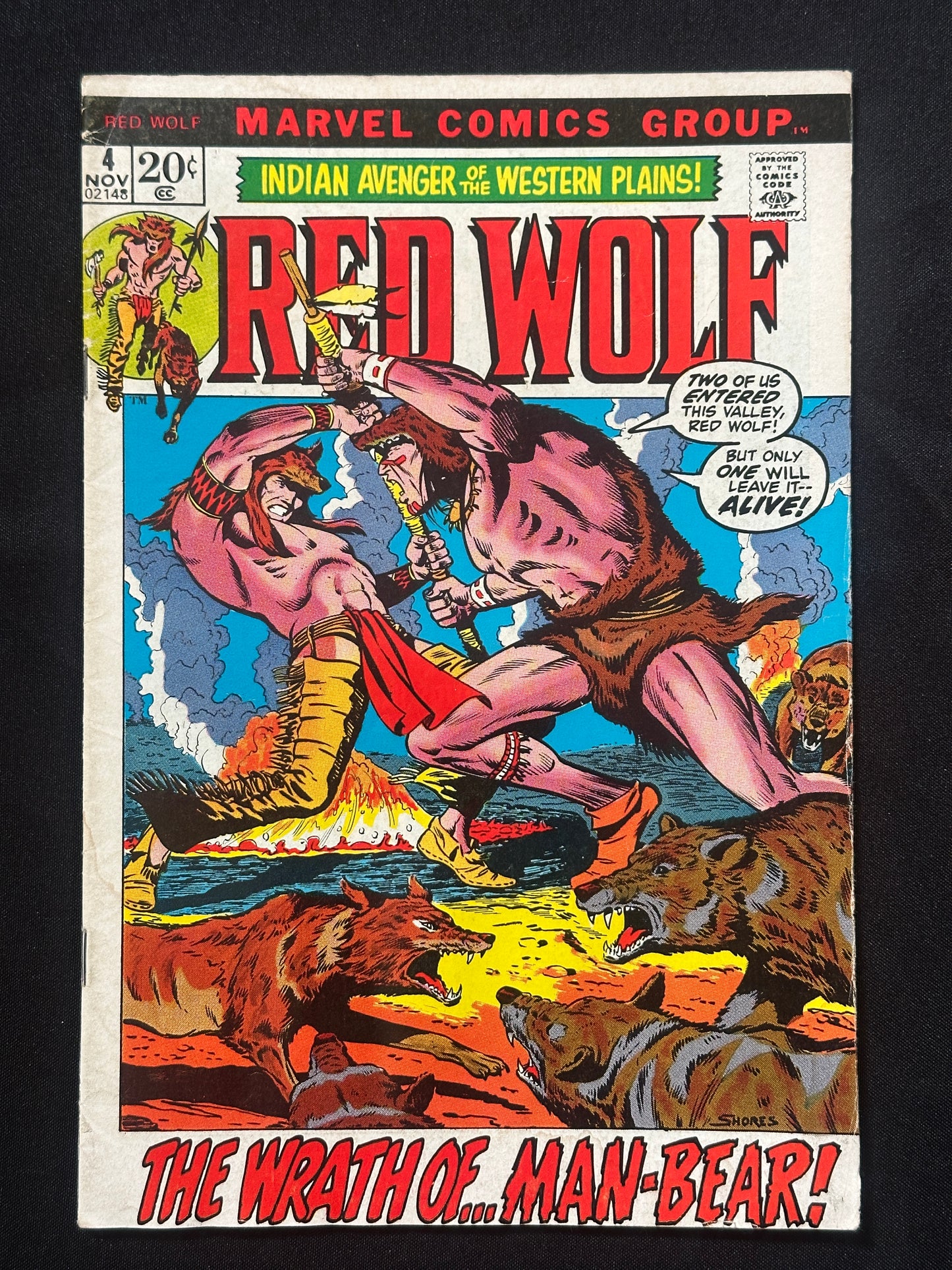 Red Wolf #4 1972 (VG+)