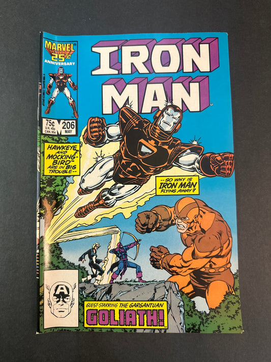 IRON MAN #206 1986