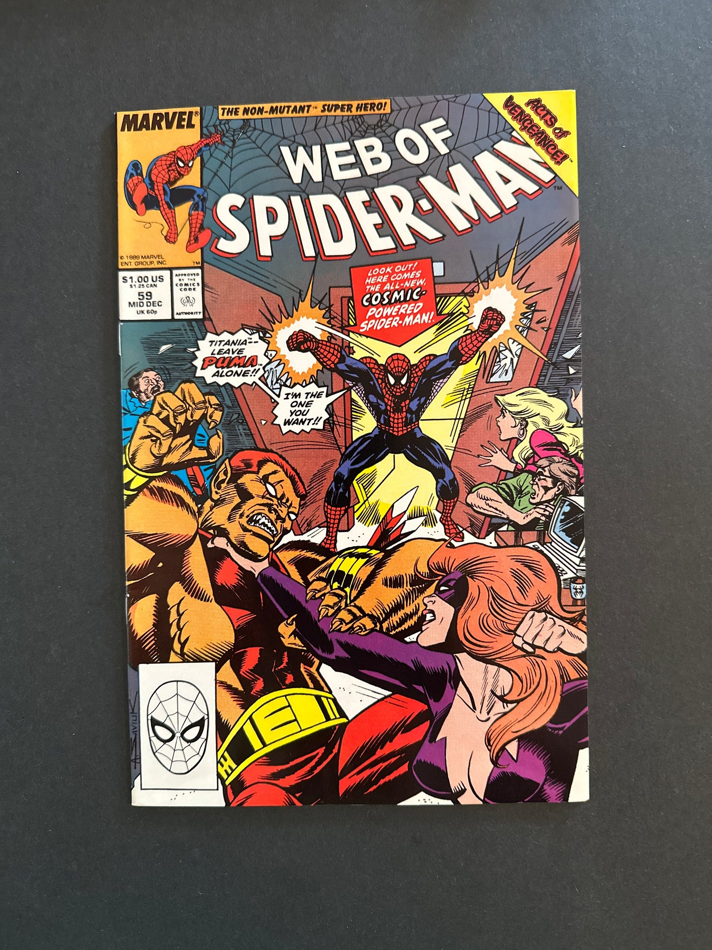 Web of Spider-Man #59 1989