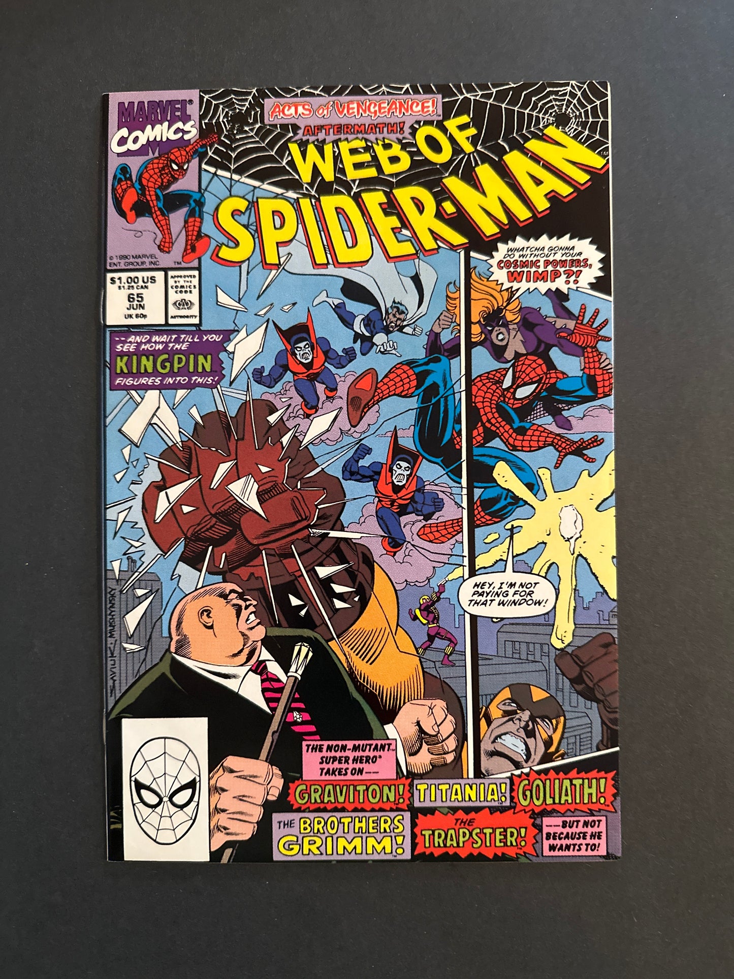 Web of Spider-Man #65 1990