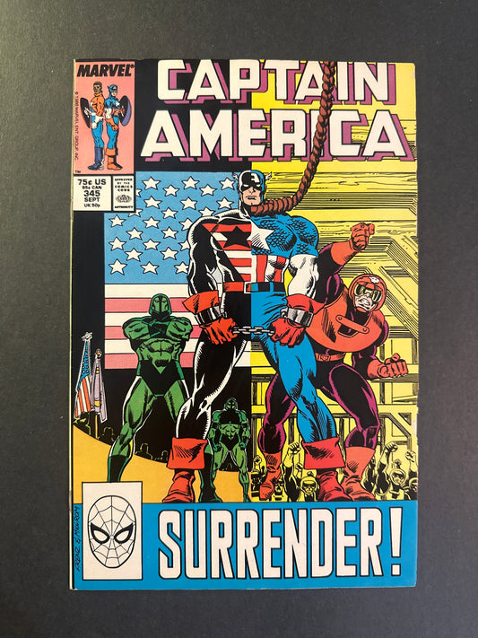 Captain America #345 1988