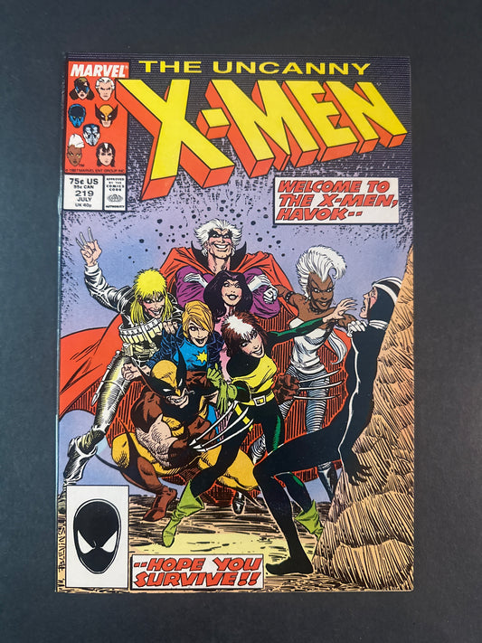 Uncanny X-Men #219 1987