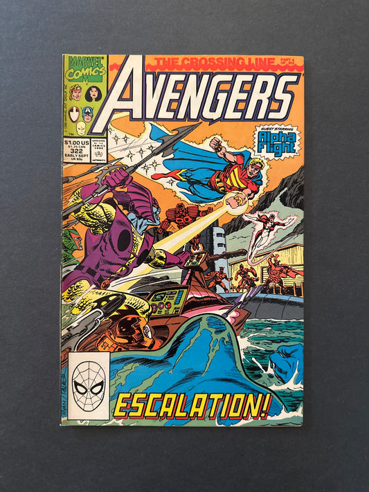 Avengers #322 1990