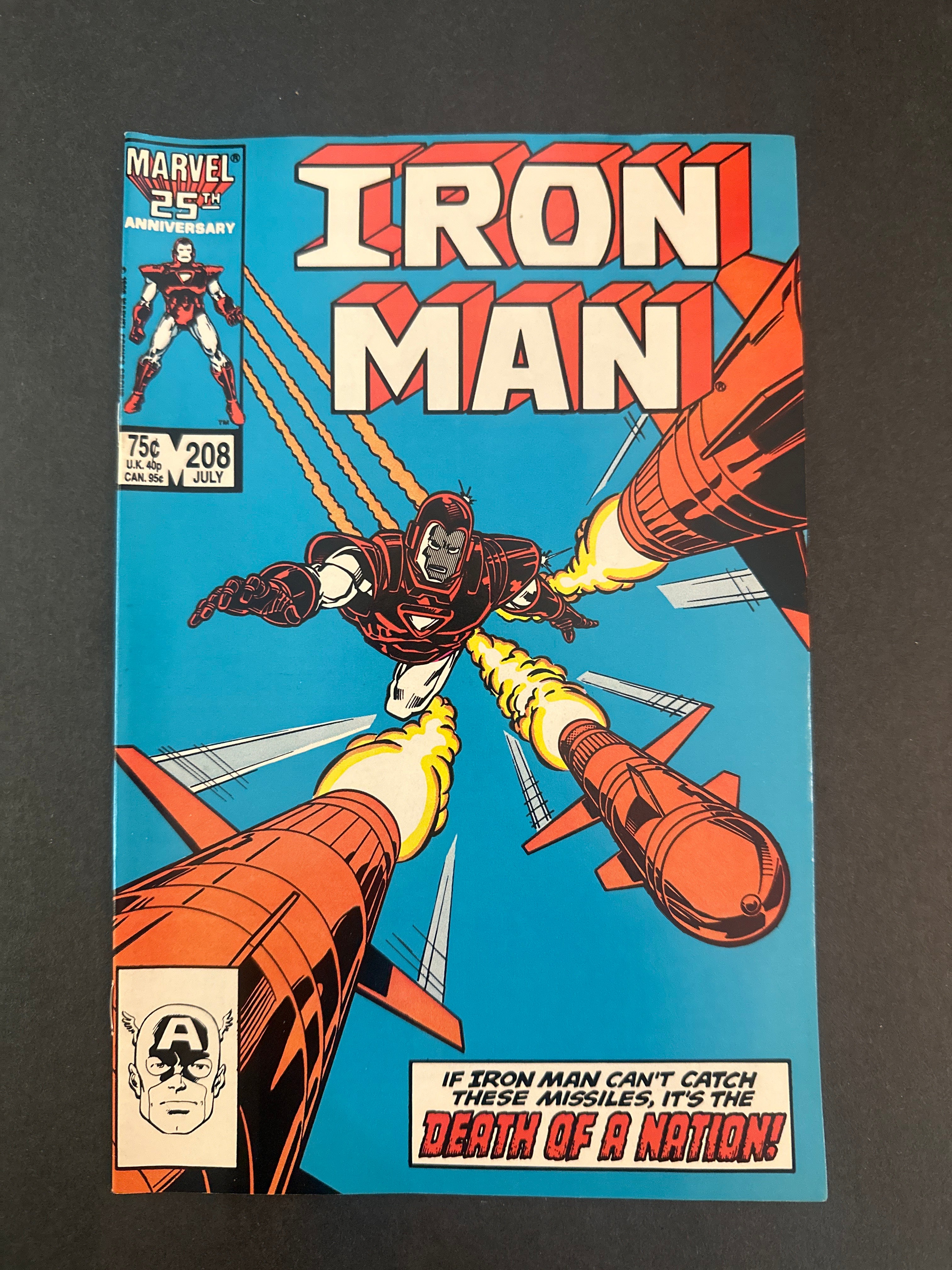 IRON MAN #208 1986 – Spider Dude Comics