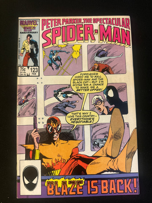 Spectacular Spider-Man #123 1987