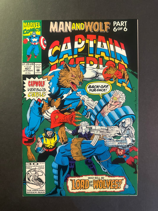 Captain America #407 1992