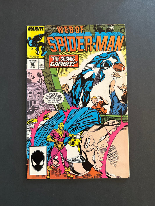 Web of Spider-Man #34 1988