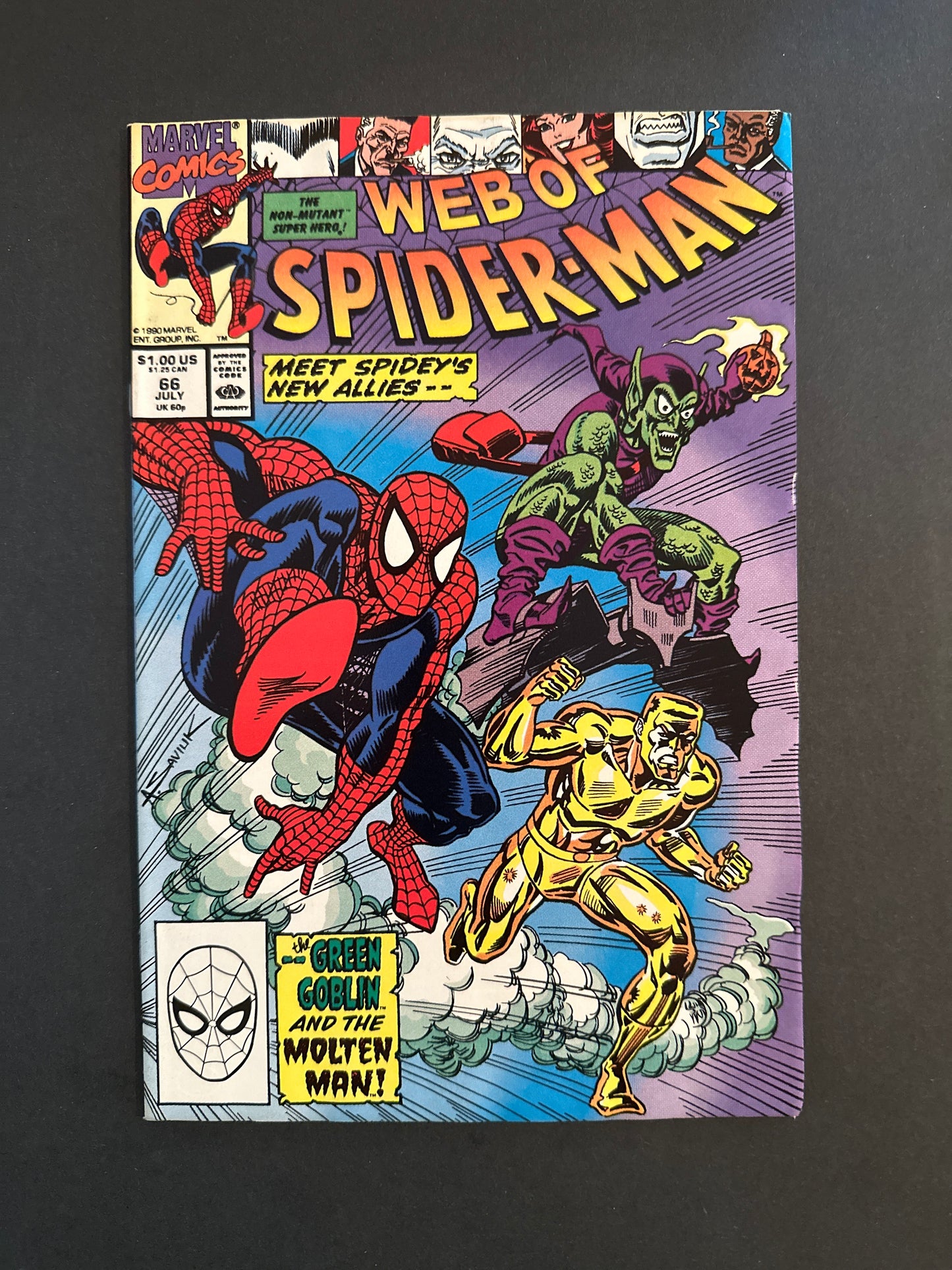 Web of Spider-Man #66 1990