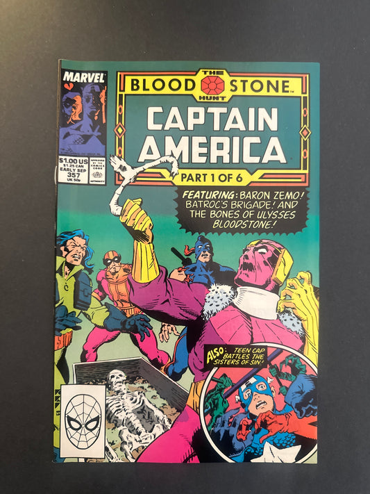 Captain America #357 1989