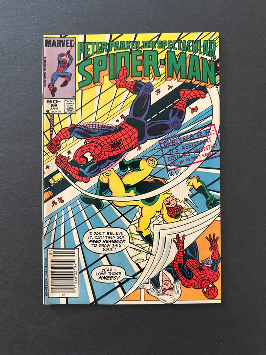 Spectacular Spider-Man #86 1984