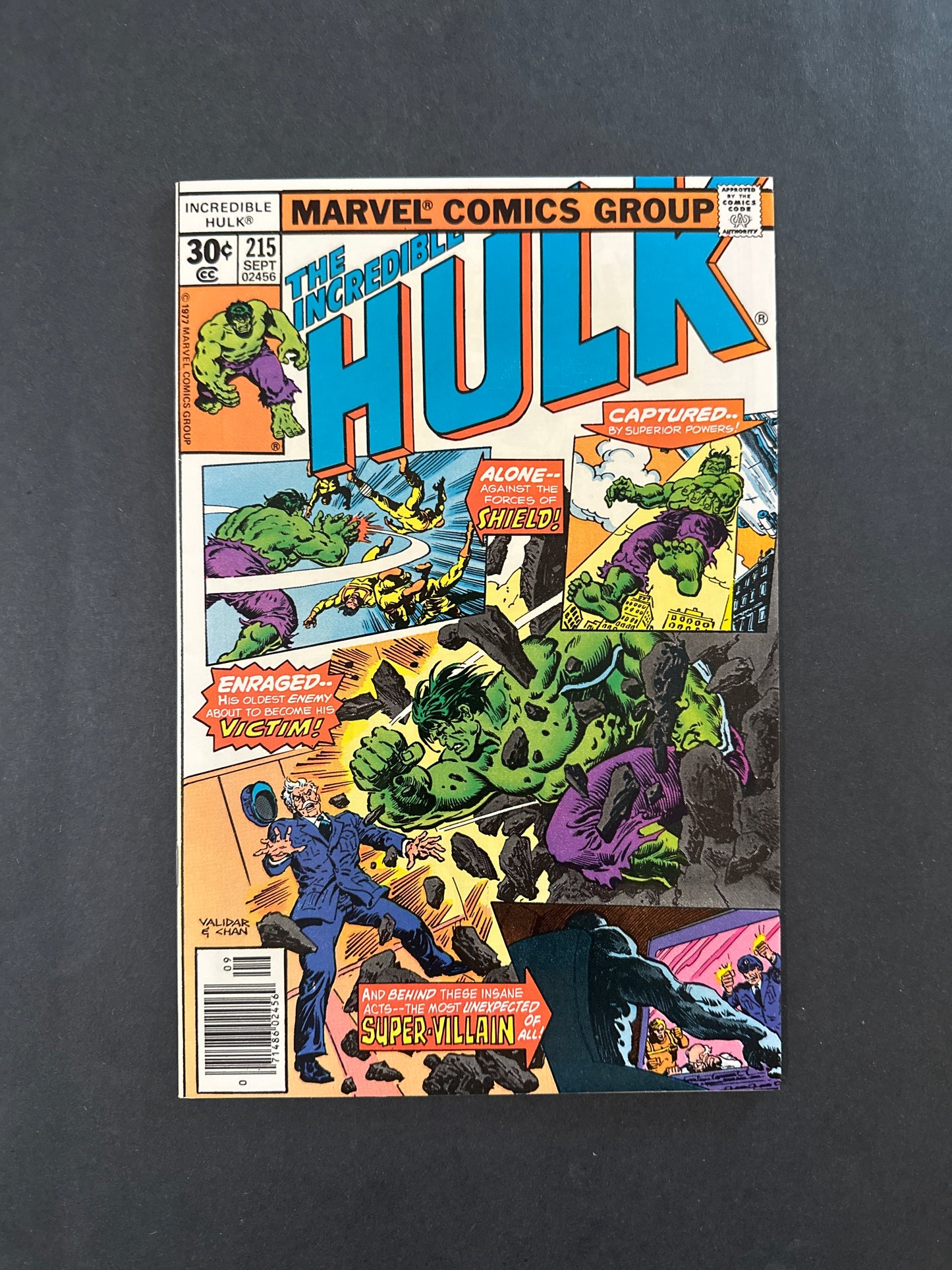 Incredible Hulk  #215 1977