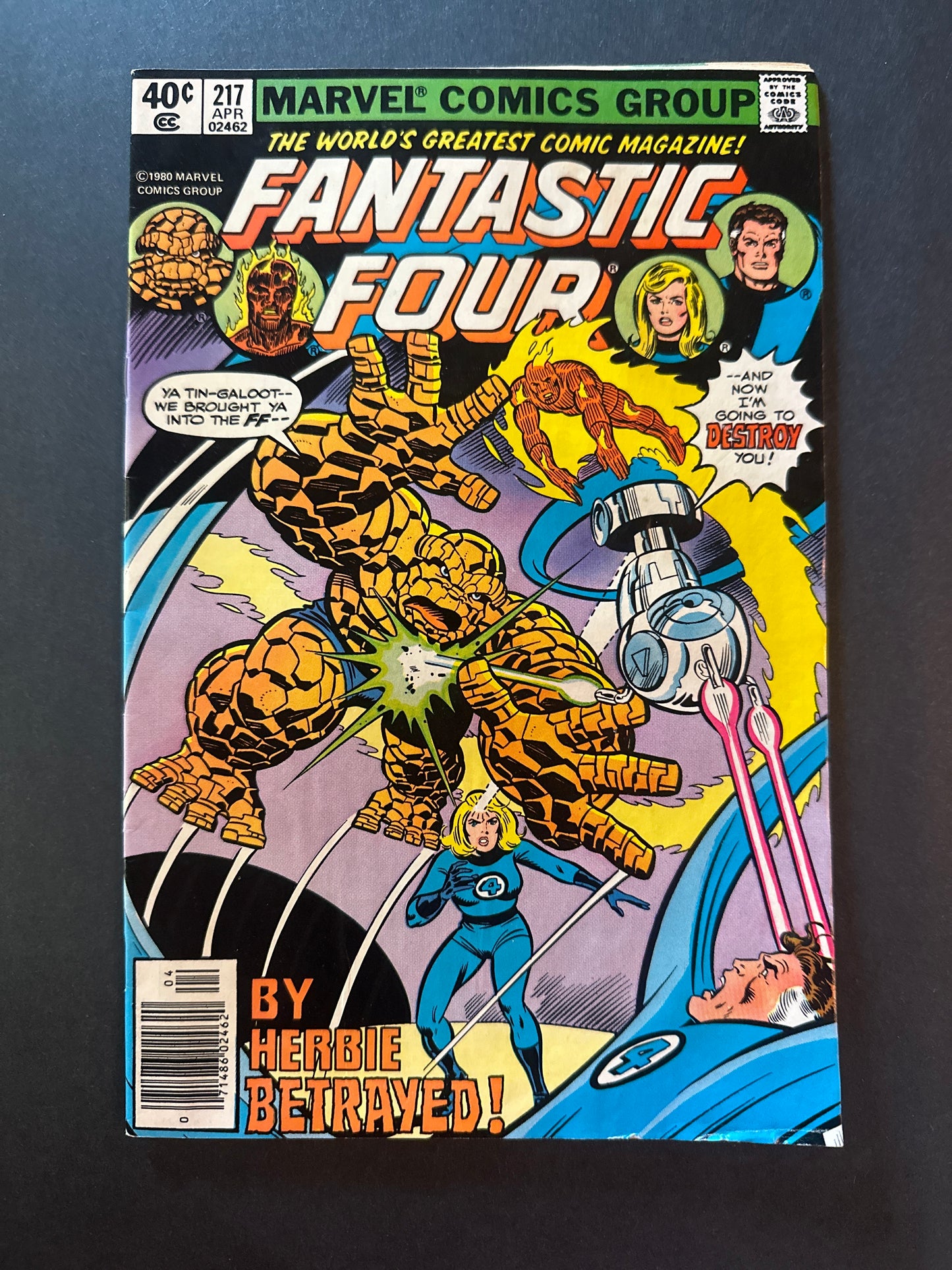 Fantastic Four #217 1980