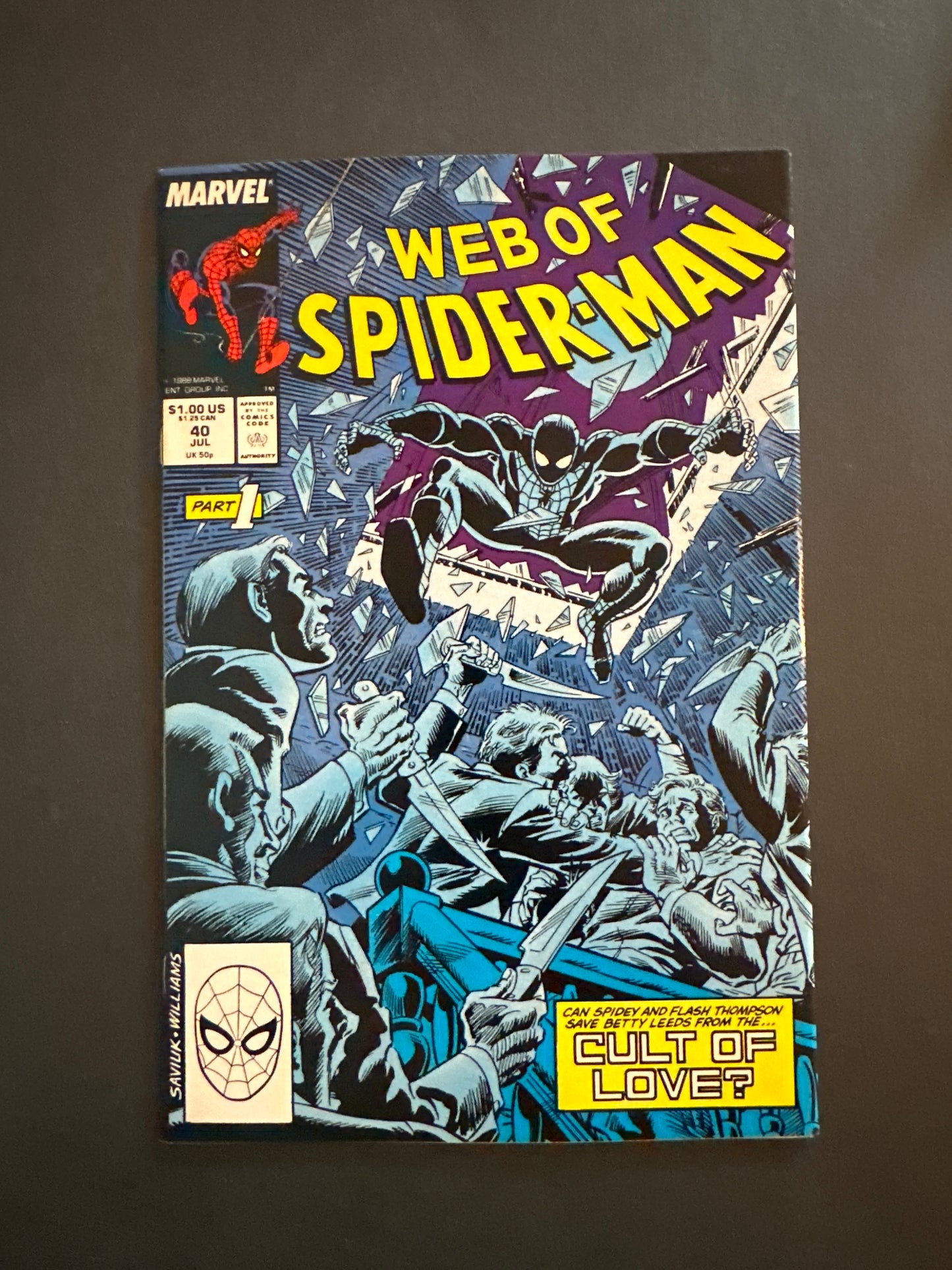 Web of Spider-Man #40 1988
