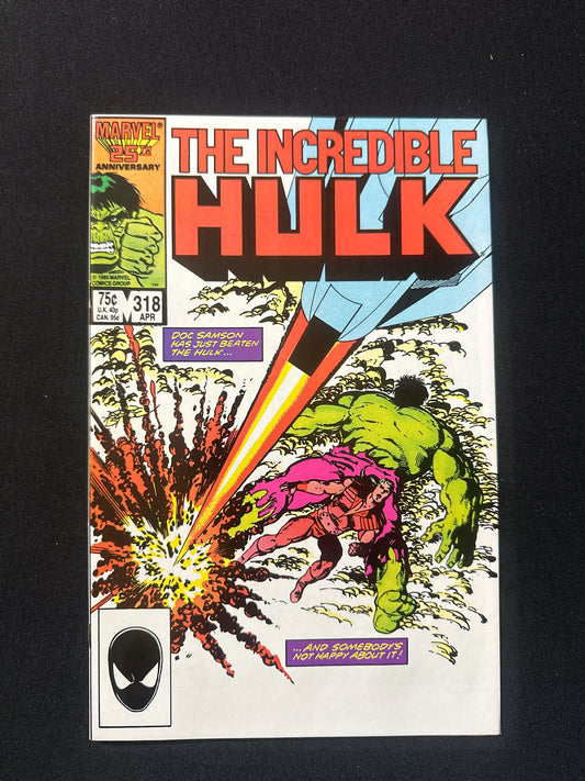 Incredible Hulk #318 1986