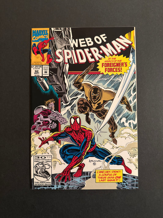 Web of Spider-Man #92 1992