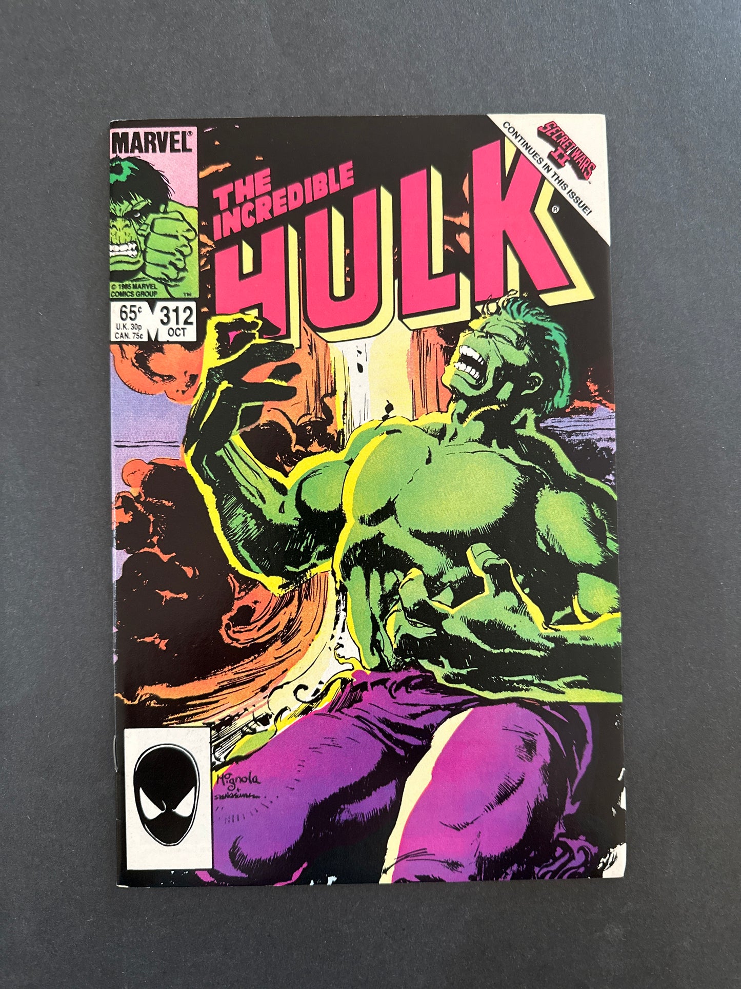 Incredible Hulk  #312 1985