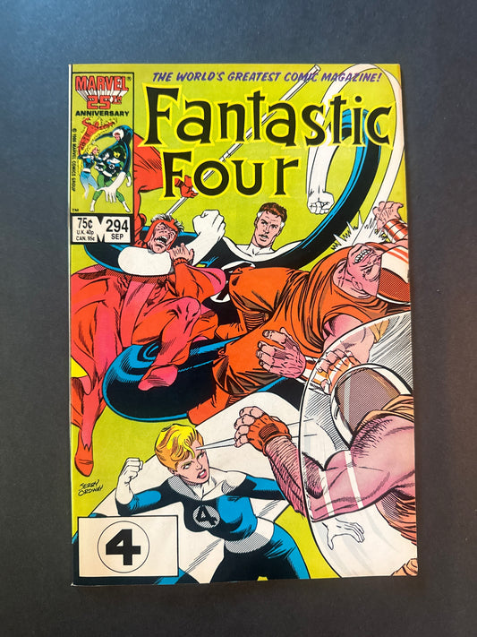 Fantastic Four #294 1986