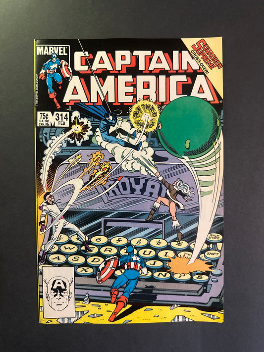 Captain America #314 1986