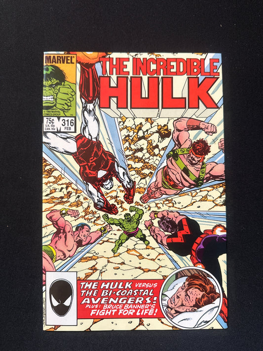Incredible Hulk #316 1986