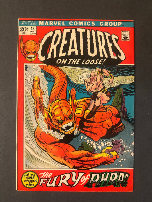 Creatures on The Loose #18 1972 (FN+/VF-) Gil Kane Cover!