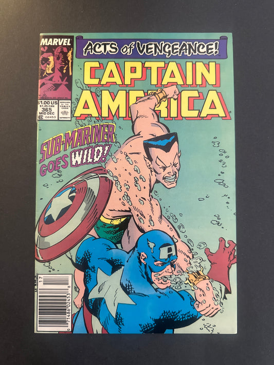 Captain America #365 1989