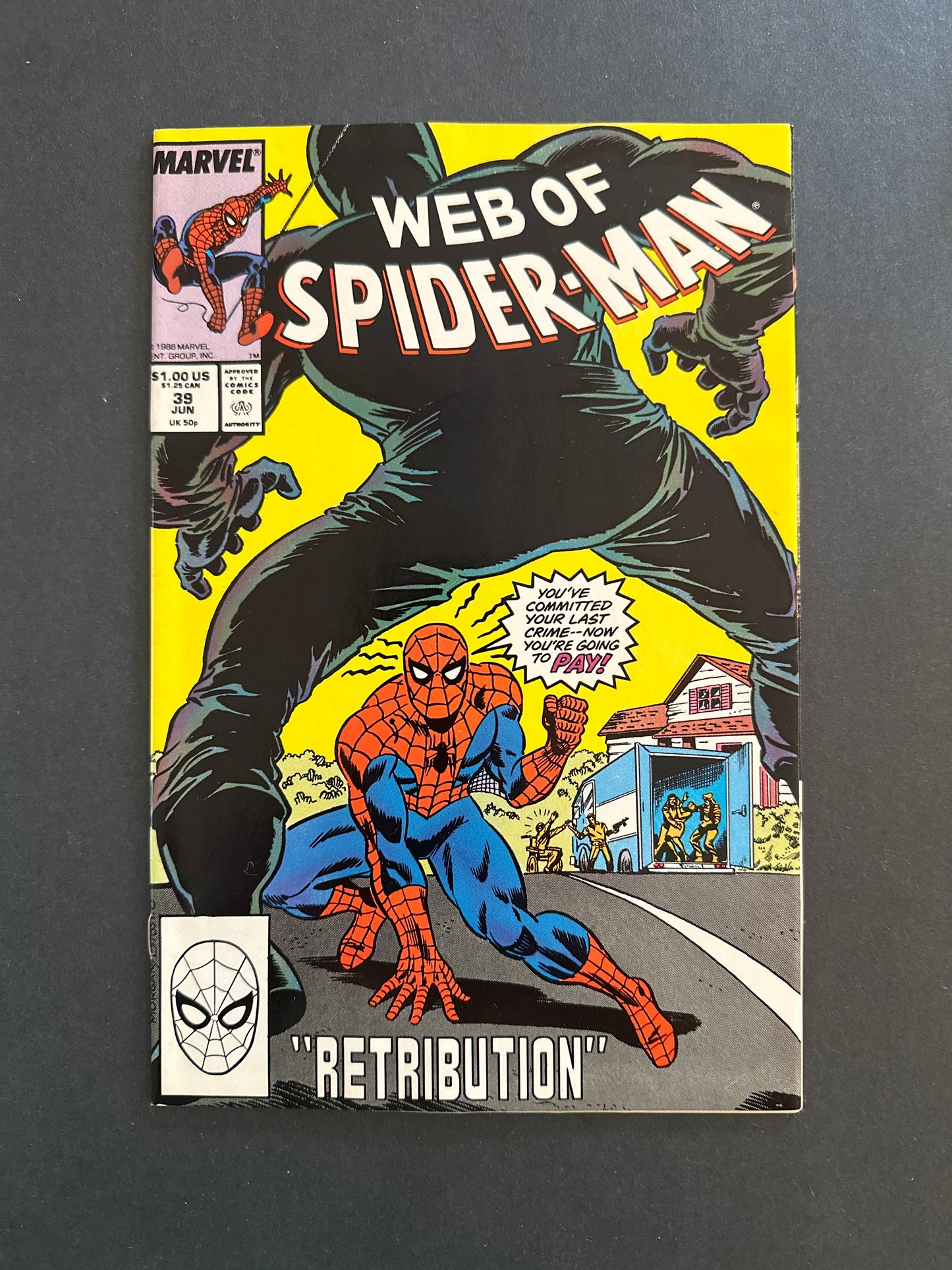 Web of Spider-Man #39 1988