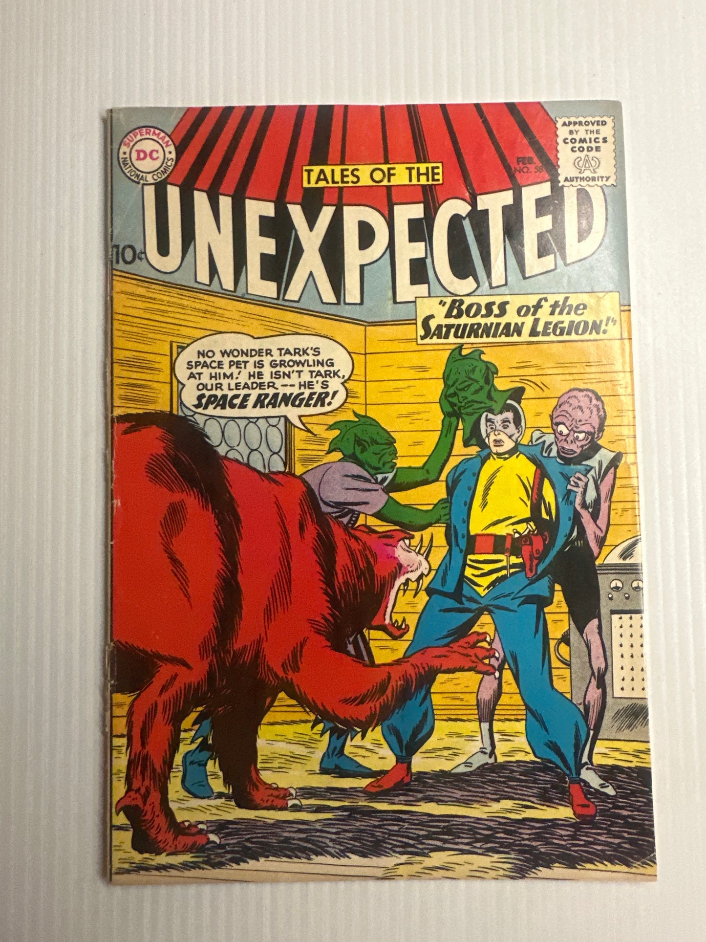 Tales of The Unexpected #58 1961 (VG) Nick Cardy Cover!