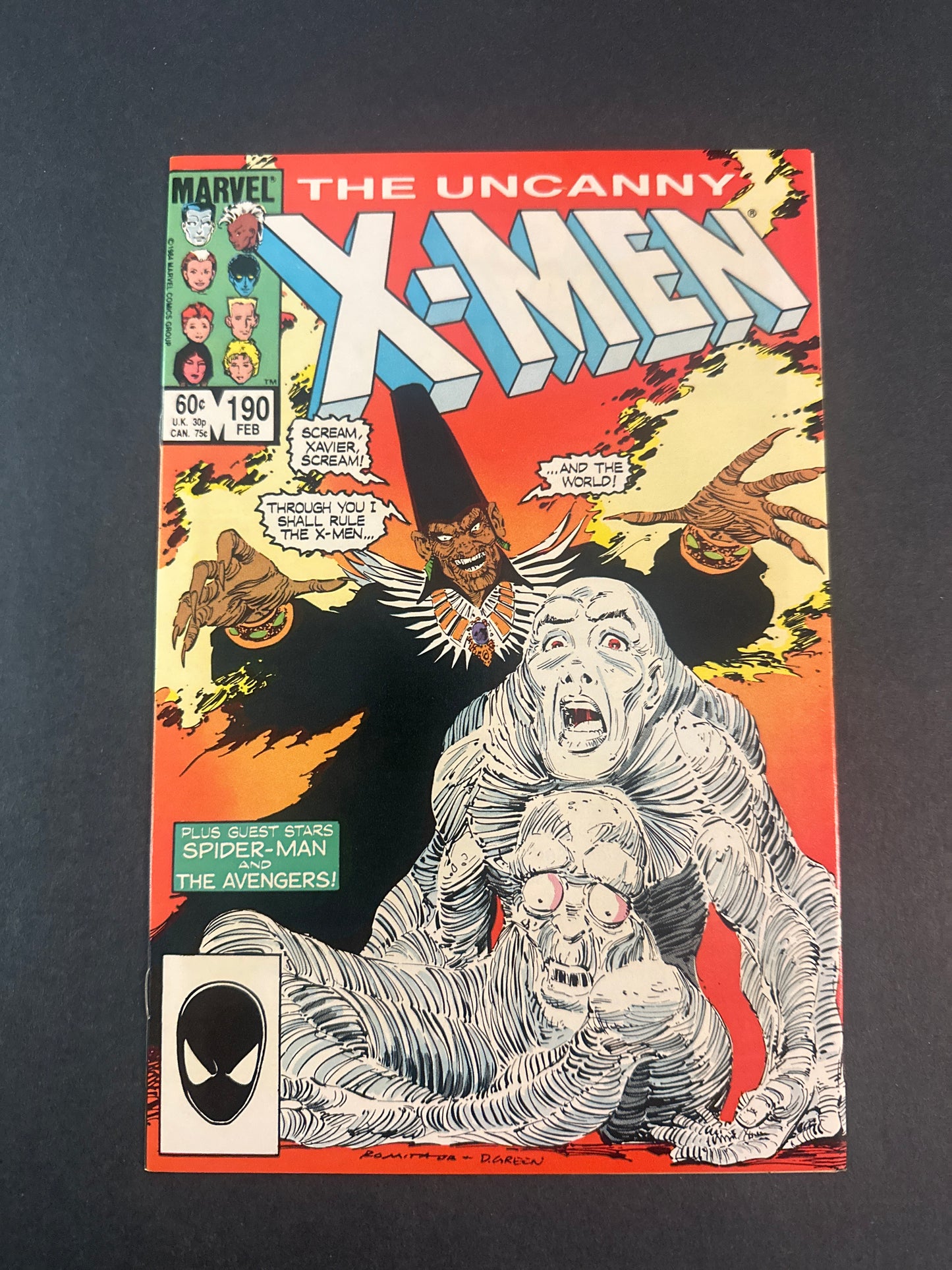 Uncanny X-Men #190 1985