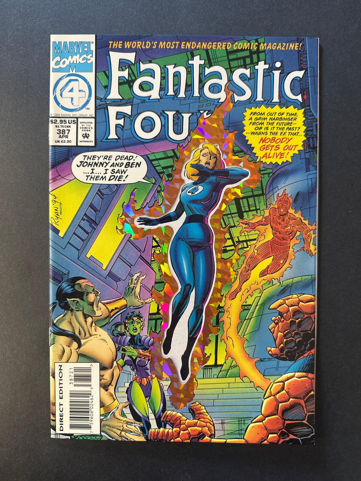Fantastic Four #387 1994 Foil