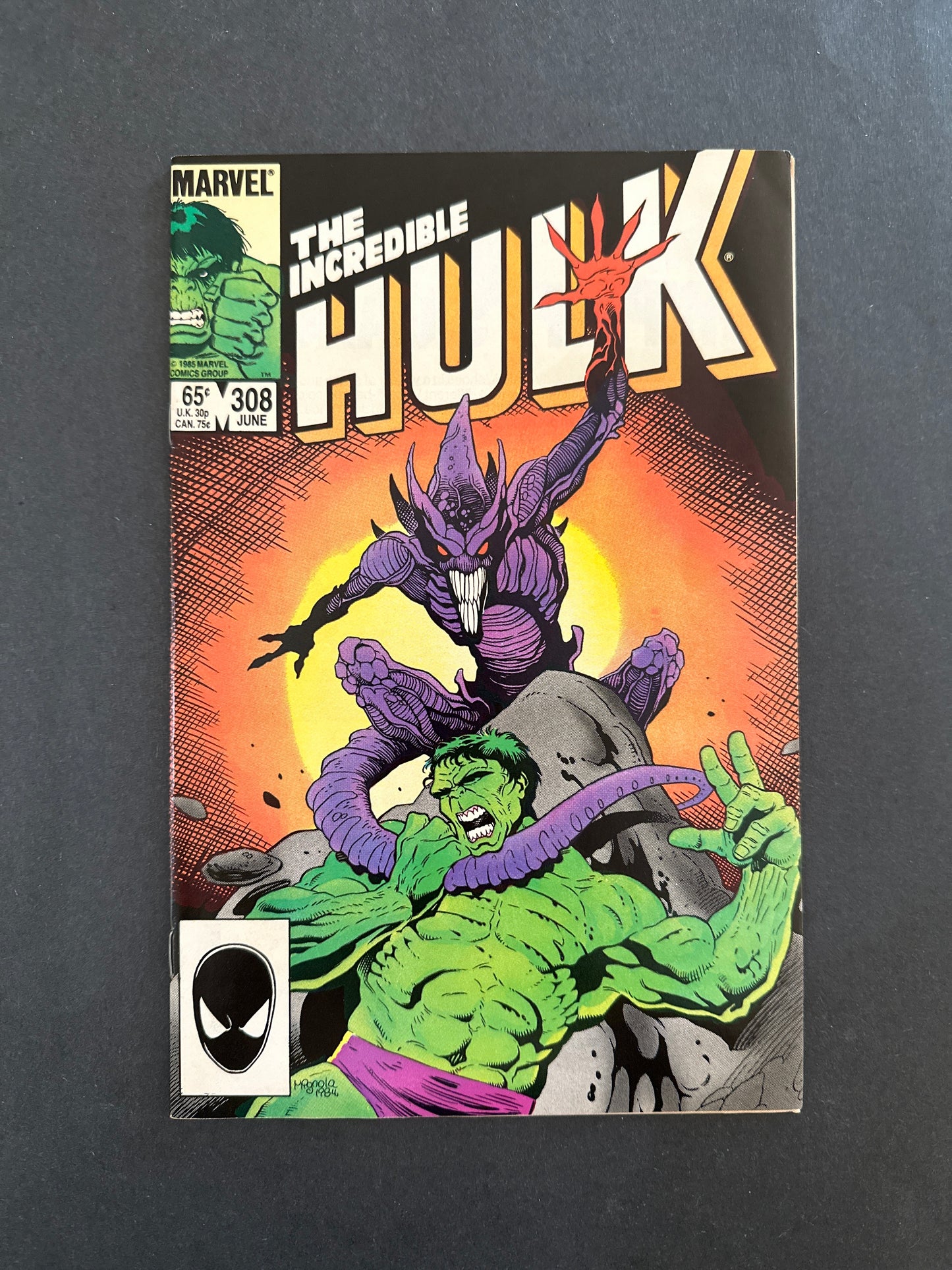 Incredible Hulk #308 1985